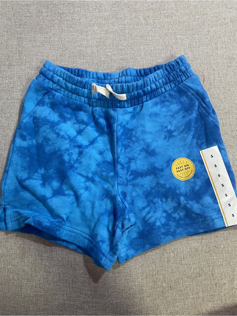 Cat & Jack Blue Tie-Dye Kids Shorts